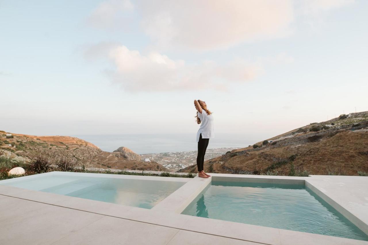 Santorini Sky, The Retreat Villa Pírgosz Kültér fotó