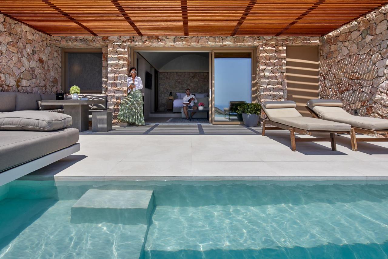 Santorini Sky, The Retreat Villa Pírgosz Kültér fotó