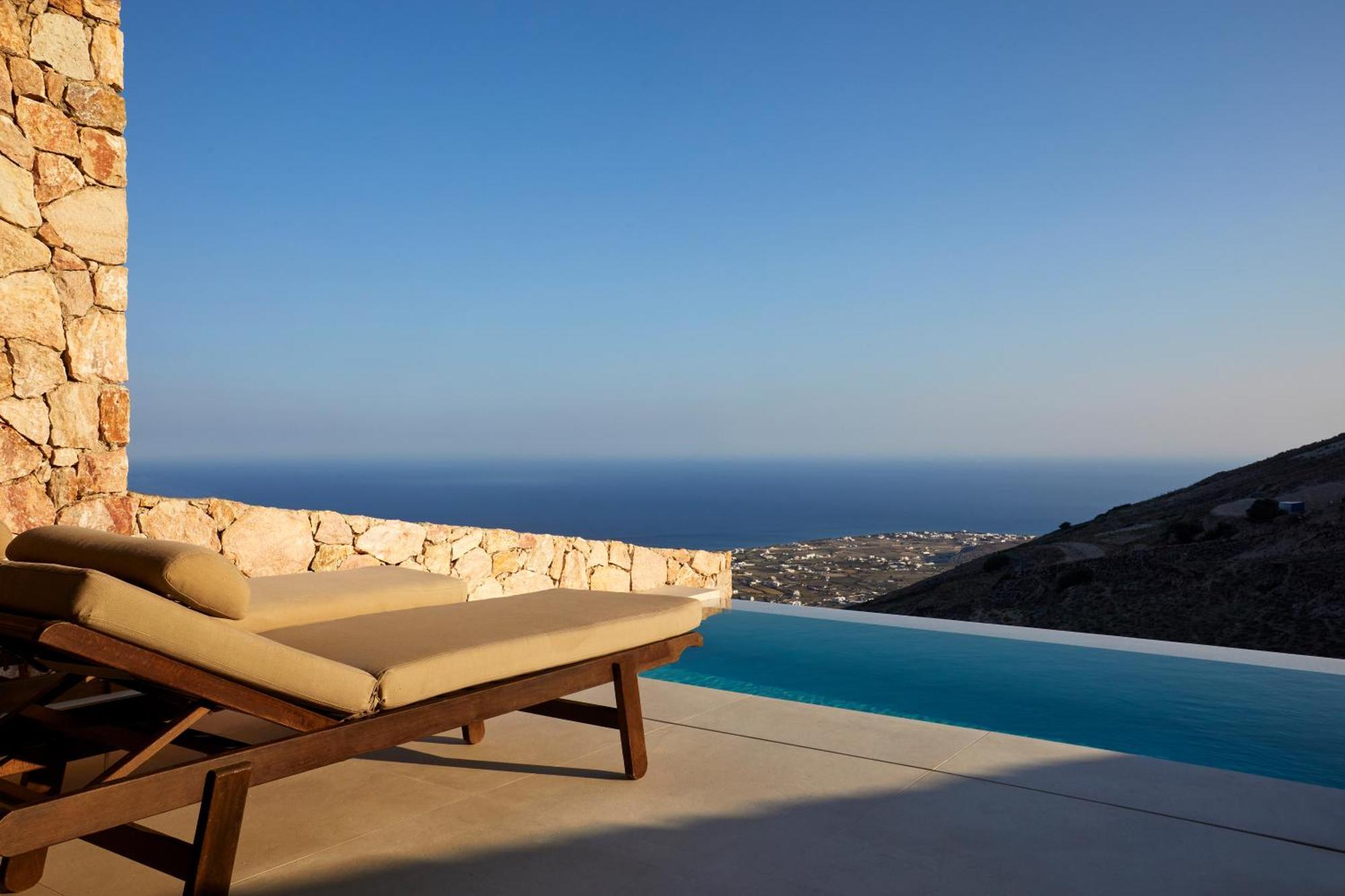 Santorini Sky, The Retreat Villa Pírgosz Kültér fotó