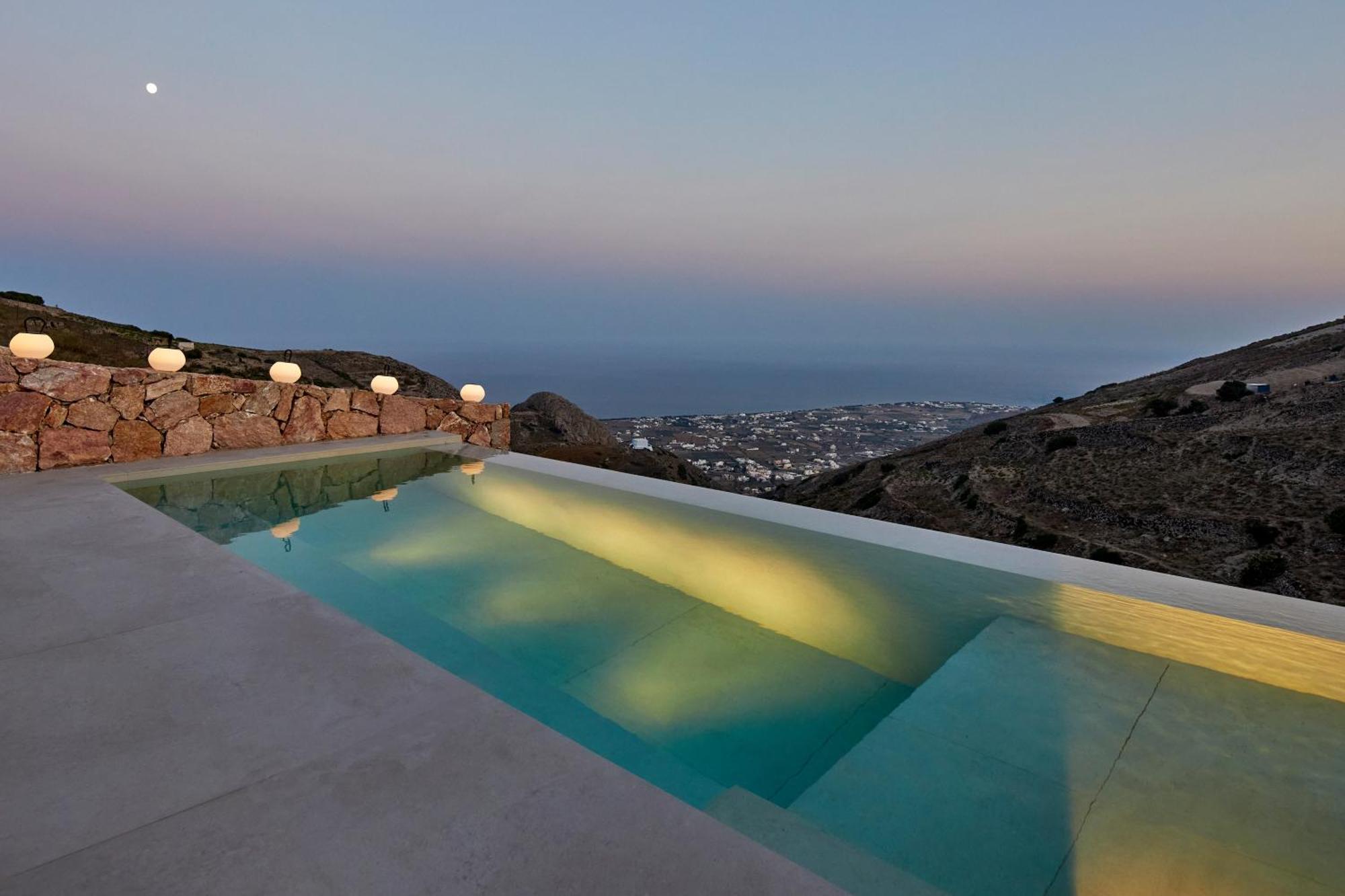 Santorini Sky, The Retreat Villa Pírgosz Kültér fotó